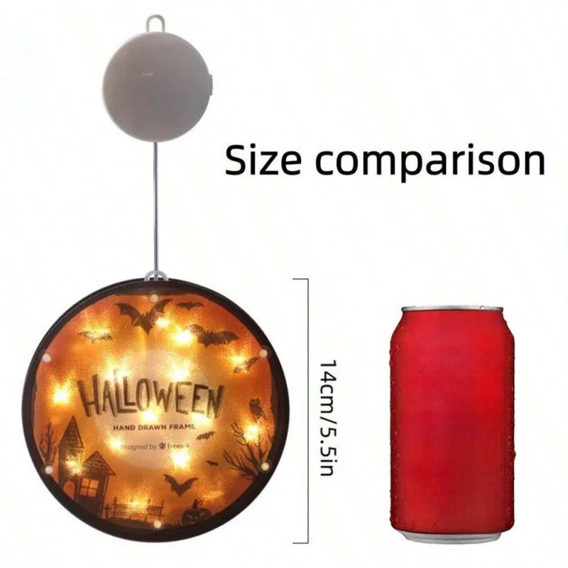 LED String Lights | Flashing Round Window Display Lamp