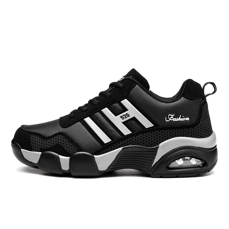 Men’s Winter PU Leather Boots | Waterproof Warm Trekking Sneakers