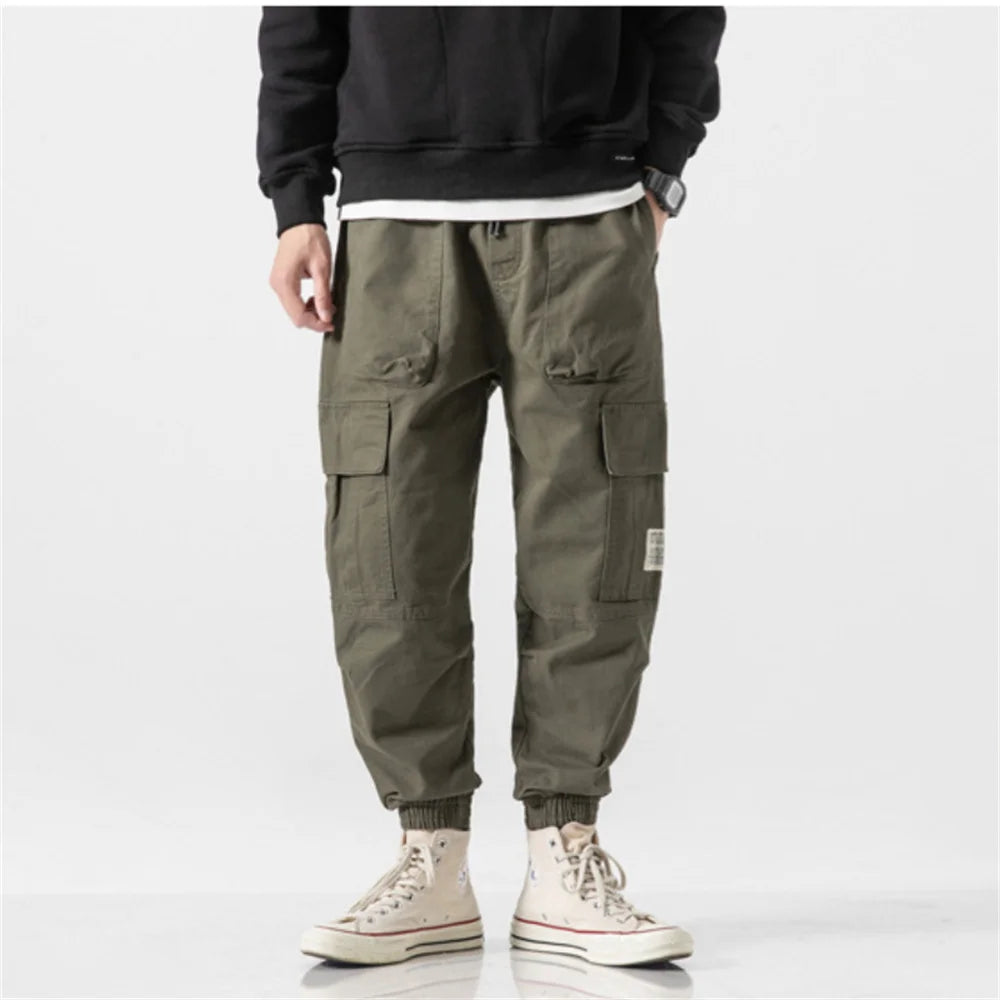 Men’s Skinny Cargo Pants | Japanese Harajuku Hip Hop Joggers
