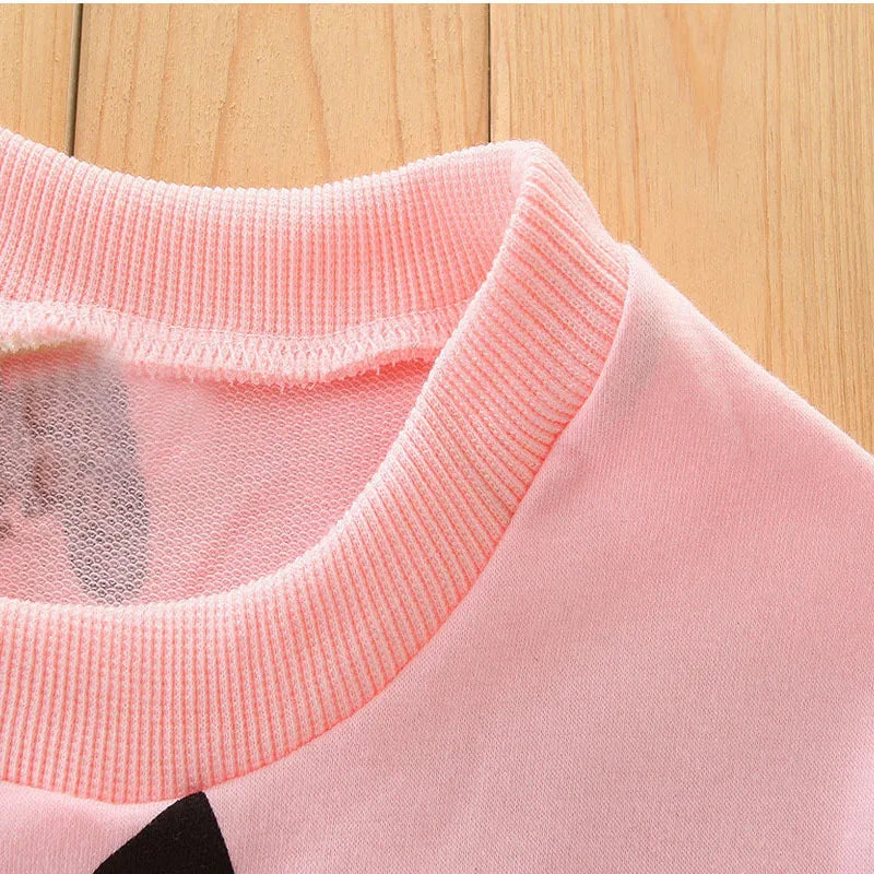 Toddler Girls Autumn & Spring Clothing Sets | T-Shirt, Skirt & Leggings