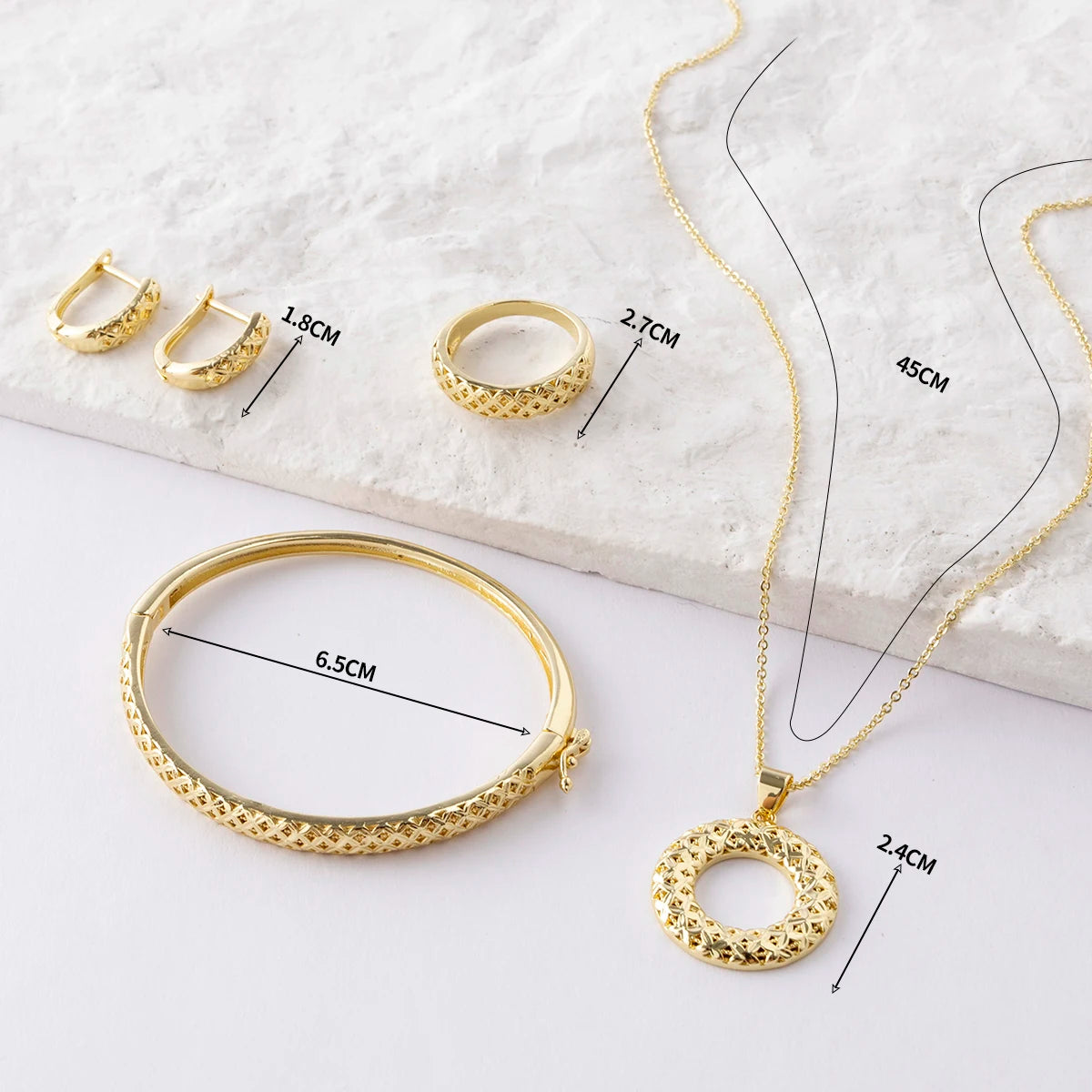 LUIZADA Women’s Fashion Jewelry Set | Wedding Accessories