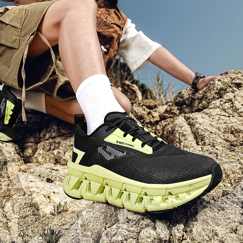 Men’s Breathable Lightweight Running Shoes | Comfortable Casual Sports