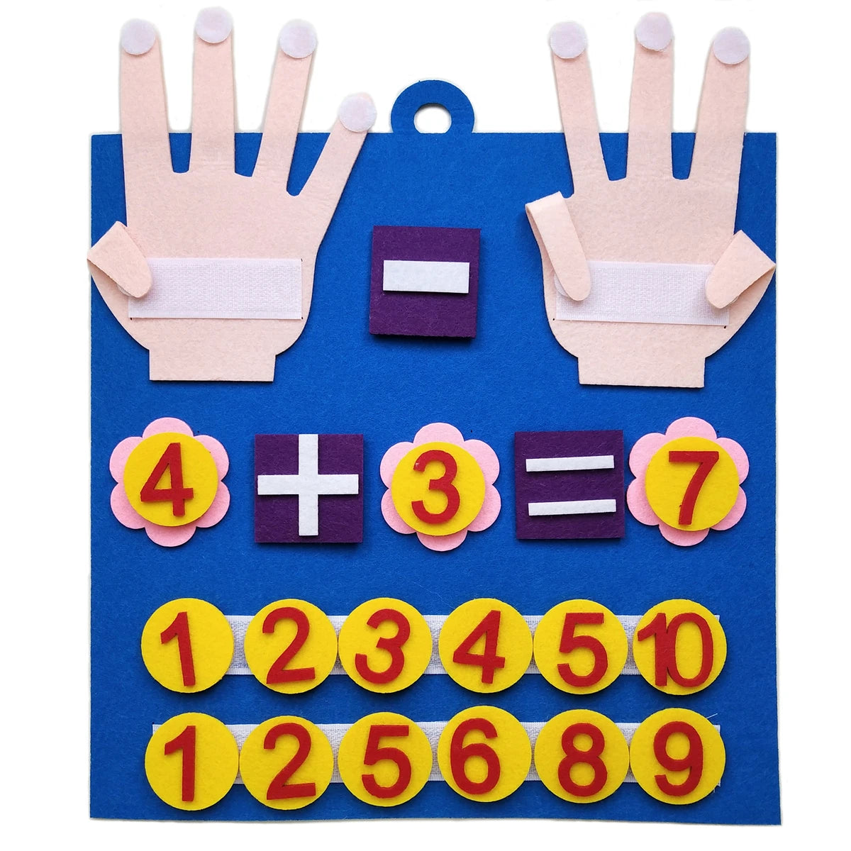 Montessori Felt Finger Numbers | Toddler Counting & Math Toy