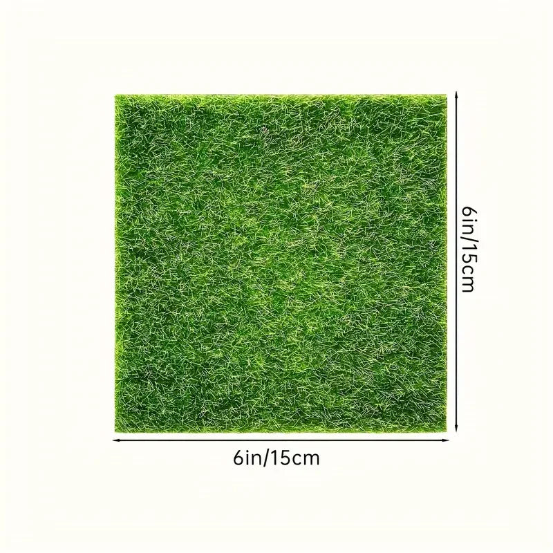 3 pieces of fairy garden grass, toy house decoration micro artificial craft grass, DIY decoration, mini model design accessories
