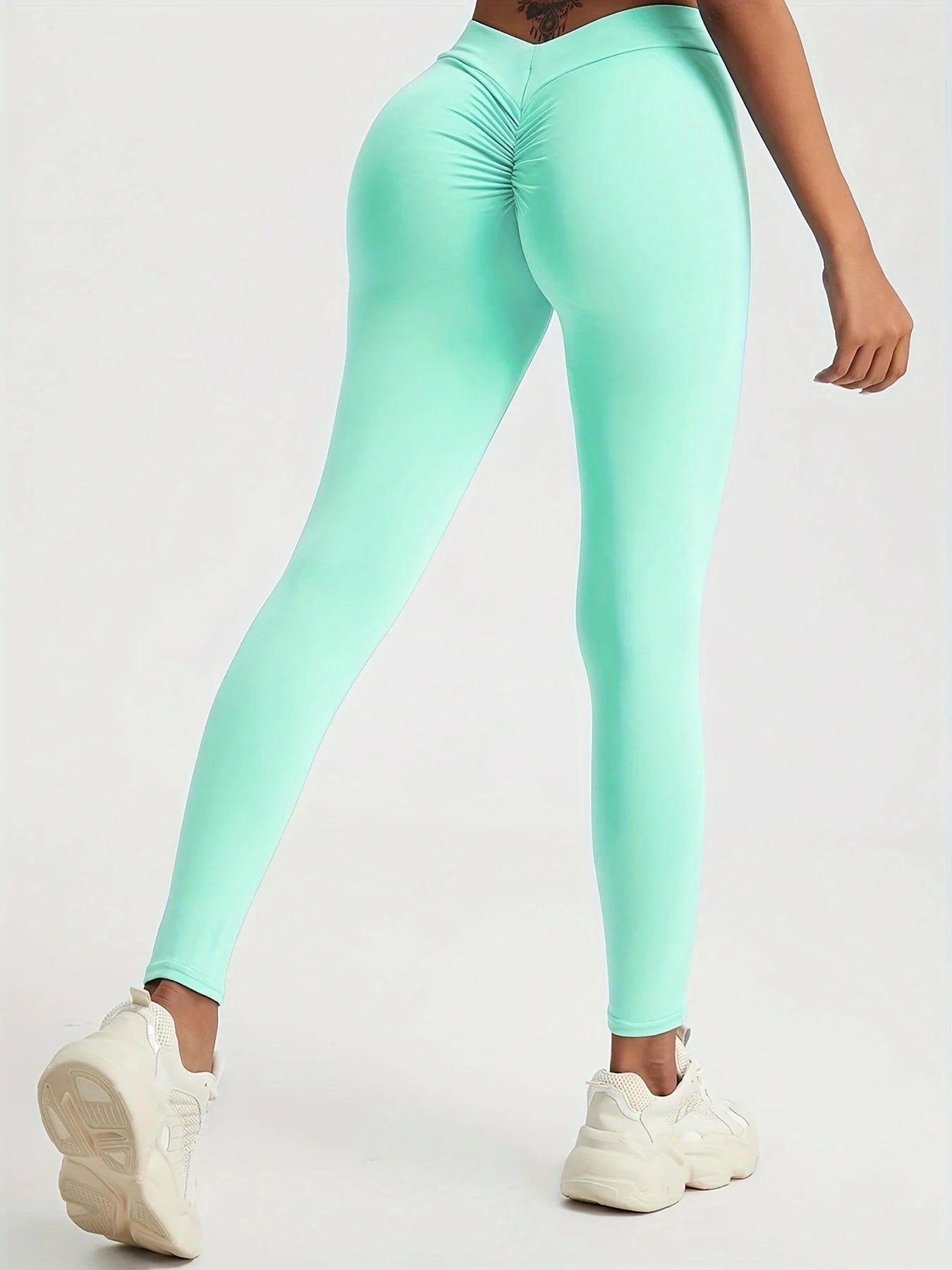 Low Waist V-Waist Yoga Leggings | Women’s Fitness Pants