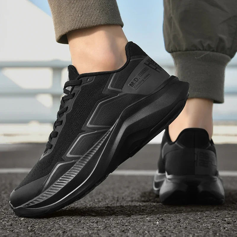 New Men’s White Running Shoes | Non-Slip Outdoor Sports Sneakers