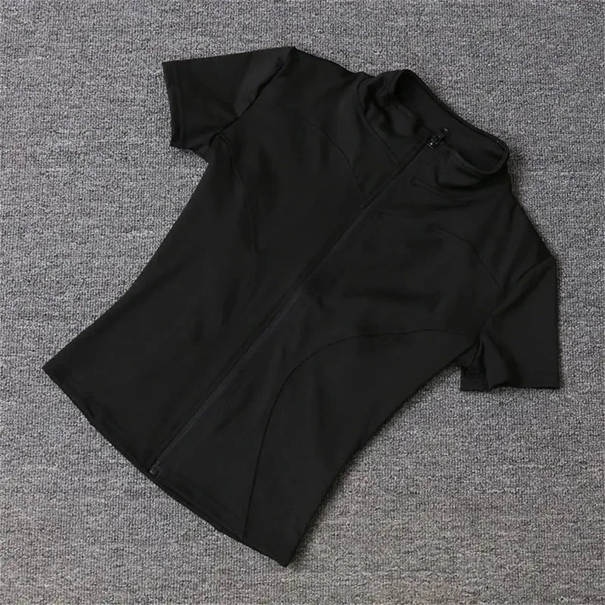 Slim Stand Collar Yoga Top | Women’s Workout Shirt