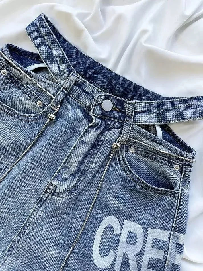 Vintage High Waist Baggy Jeans | Women’s Y2K Denim