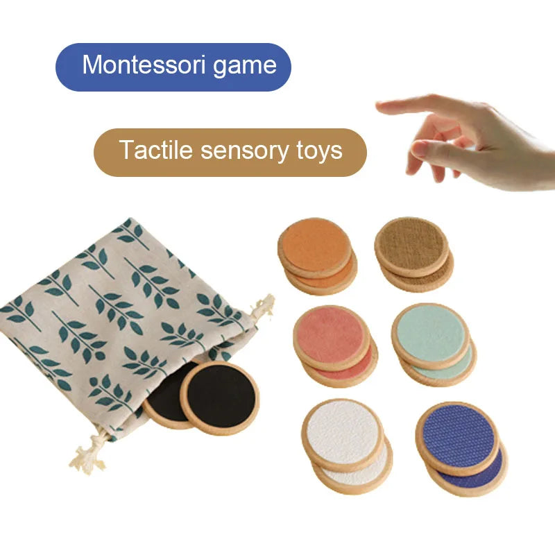 Montessori Sensory Tactile Board | Matching & Color Cognition Toy
