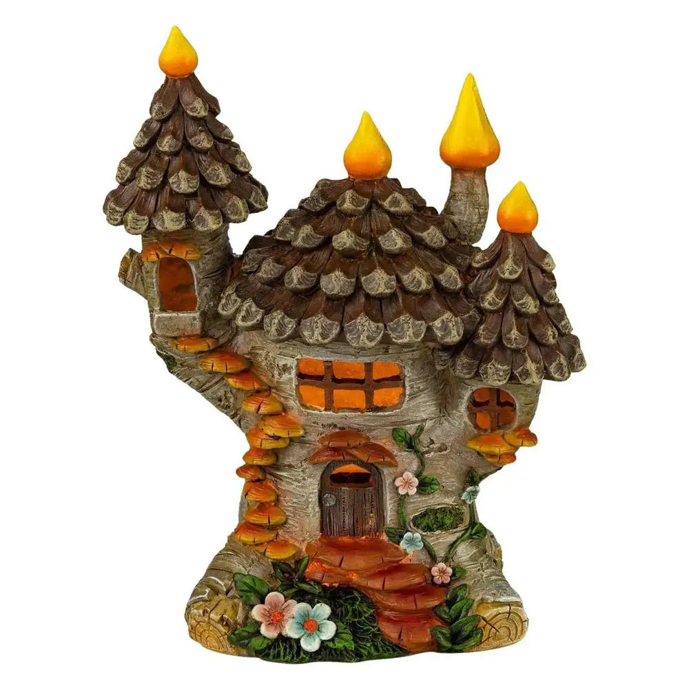 Fairy Garden House Wood Miniature Window And Door Decoration For Tree Art Sculpture Garden Decor For Porch Wall Living Room