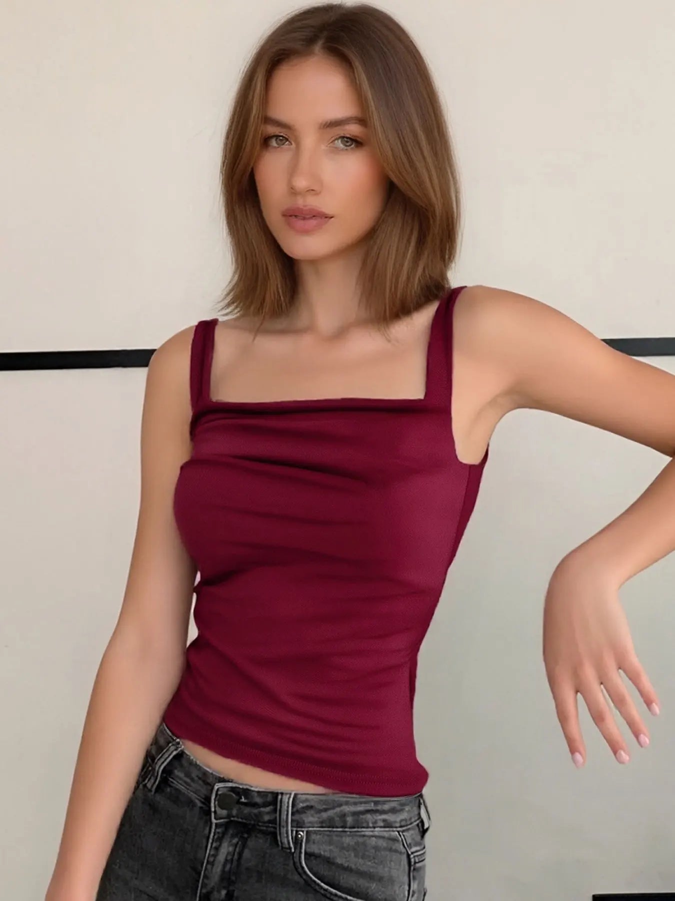 Women’s Backless Slim Tank Top | Summer Casual Wear
