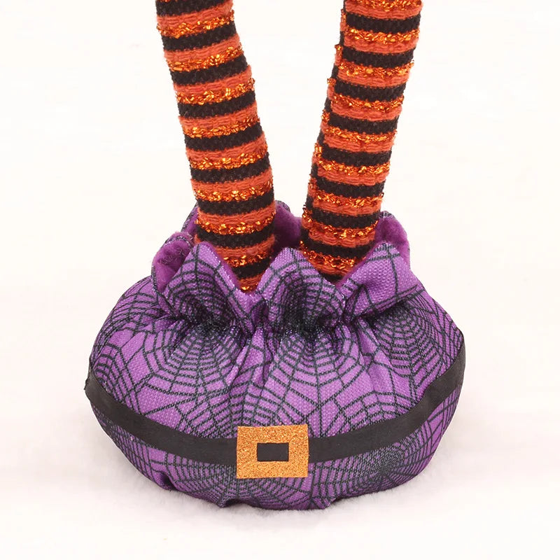 Witch Elf Leg Decoration | Ghost Festival Party Window Display