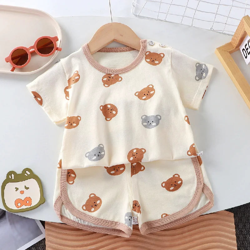 Kids Cartoon Summer Clothing Sets | Boys & Girls