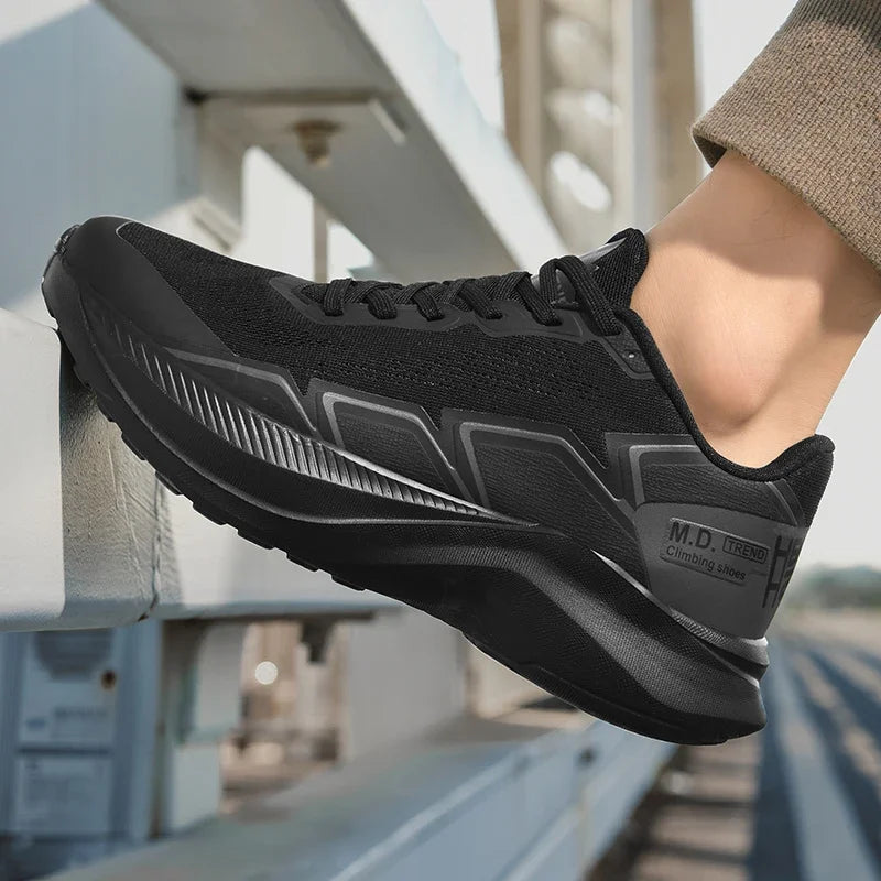 New Men’s White Running Shoes | Non-Slip Outdoor Sports Sneakers