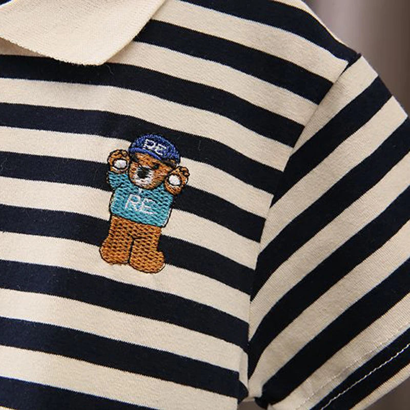 Boys’ Cartoon Clothing Sets | Baby Tee Shirt & Pants Outfits 1-4 Years