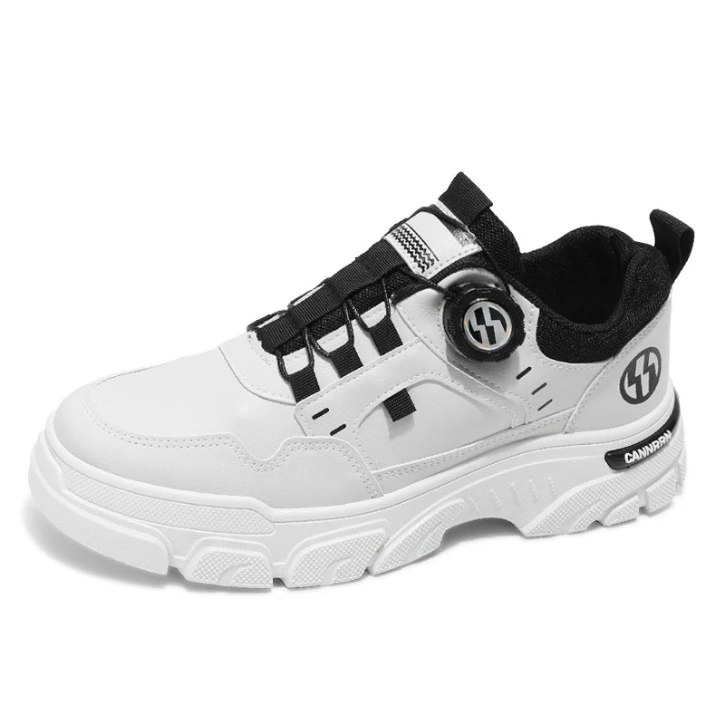 Men’s Autumn Winter Boots | Rotating Shoelaces Casual Outdoor