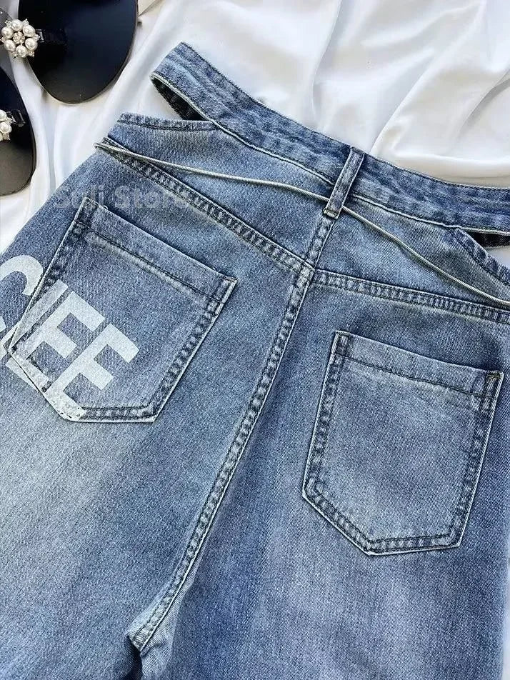 Vintage High Waist Baggy Jeans | Women’s Y2K Denim