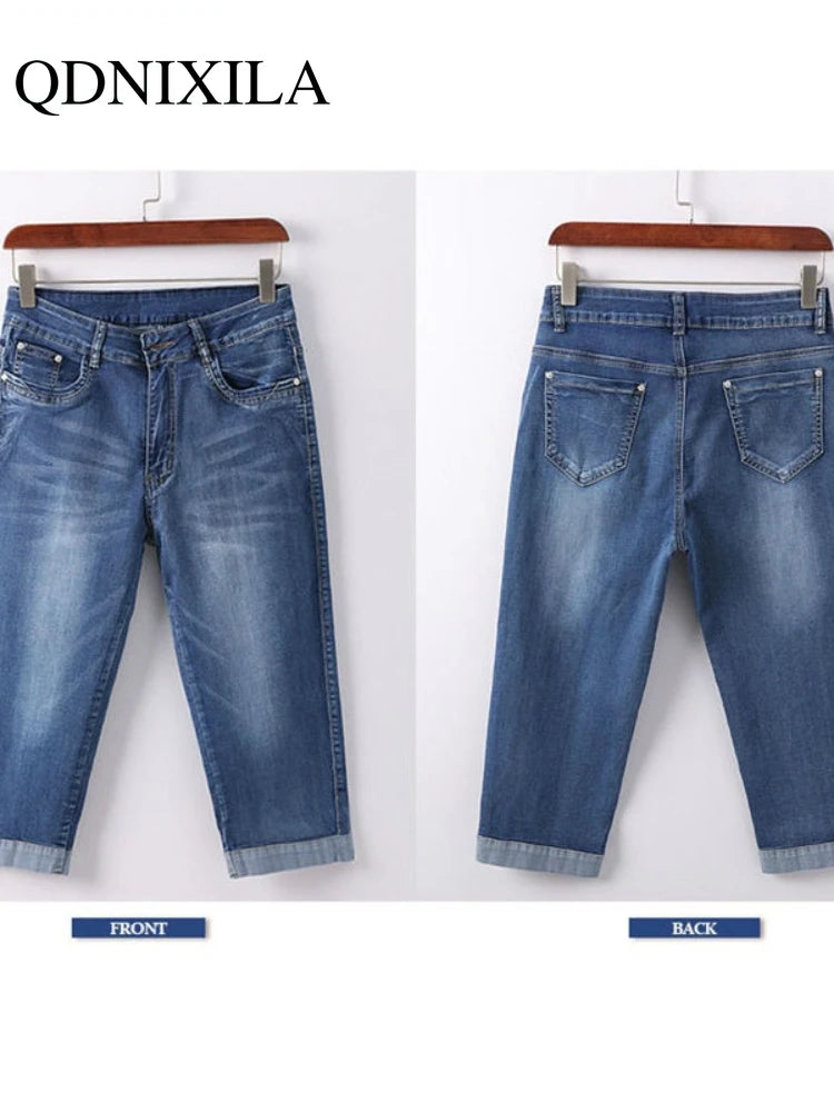 Black Cropped Skinny Jeans | Women’s High Waist Denim