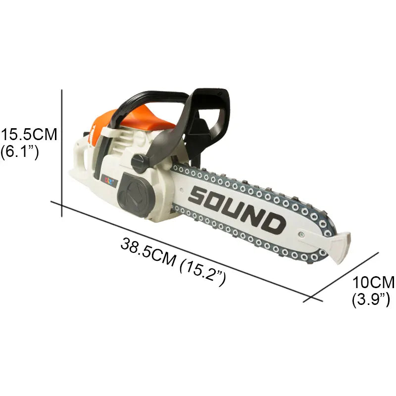 Electric Toy Chainsaw with Goggles | Kids Sound Power Tool Toy