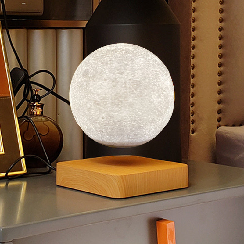 Lunar Miracle Magnetic Levitating Moon Lamp | 3D Craters Night Light