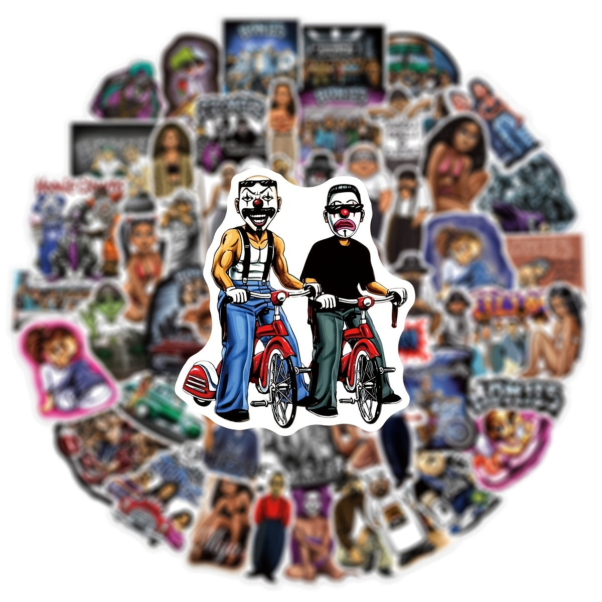 100pcs Anime Cartoon Waterproof Stickers | DIY Gear Decor