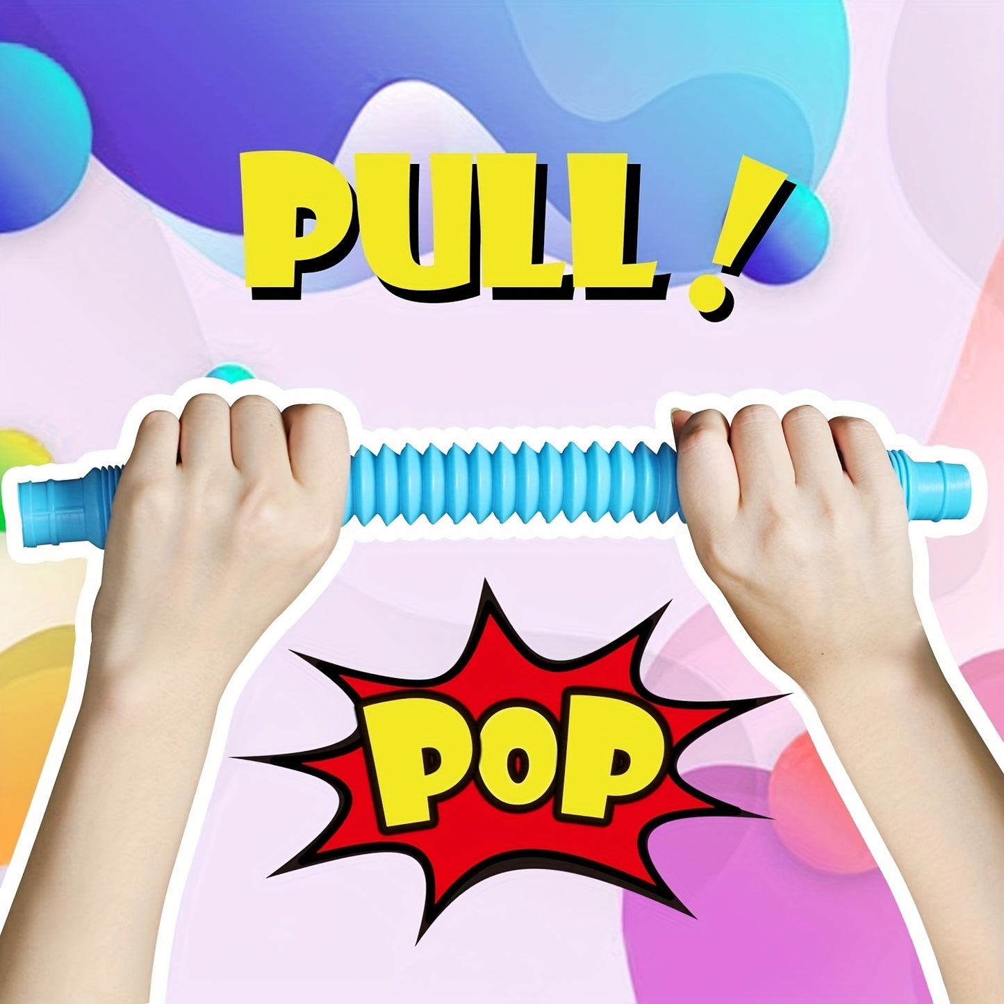 10pcs Sensory Pop Tubes Toy Set | Fidget & Learning Toys for Kids