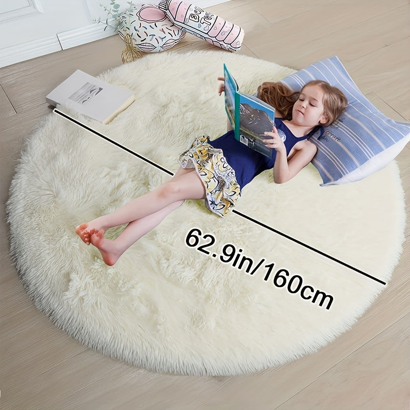 Luxurious Shaggy Rug 4x4 | Ultra-Soft, Non-Slip, Water-Resistant 