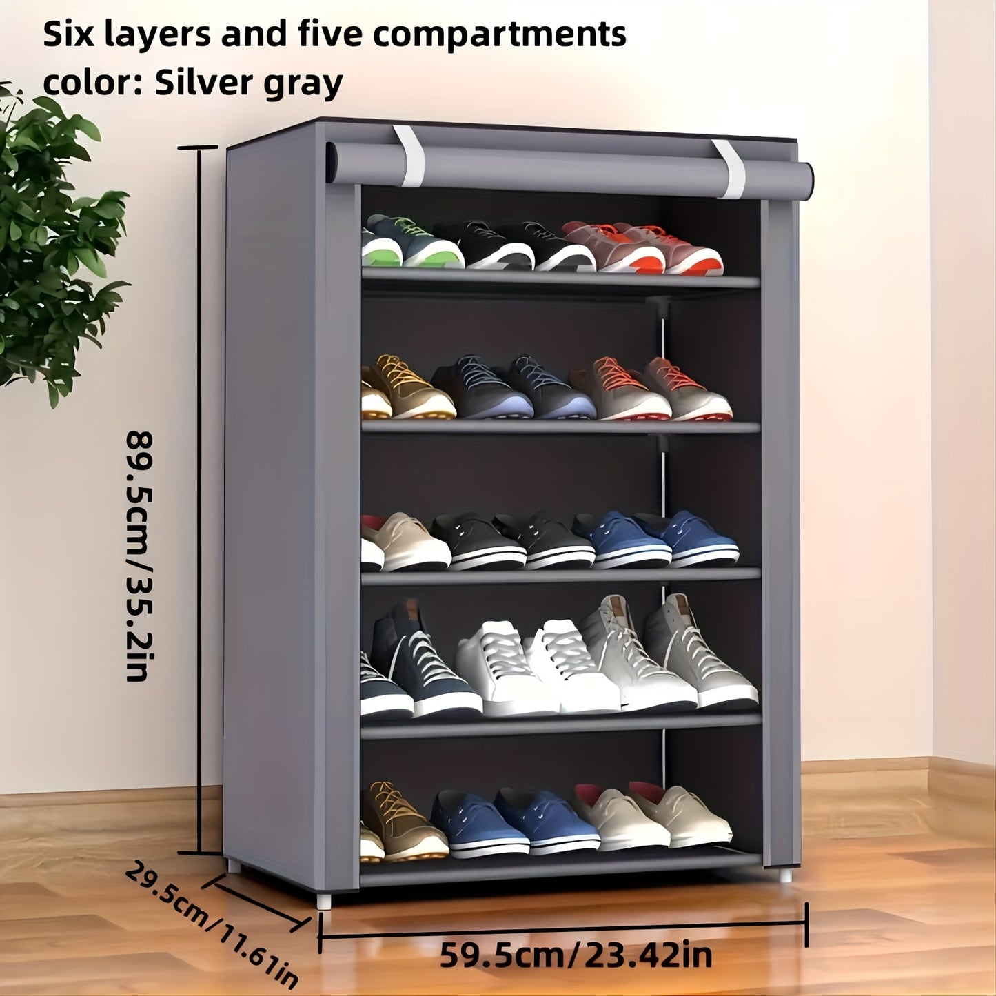 Simple Assembly Shoe Cabinet – Multi-Layer Dustproof Storage Rack