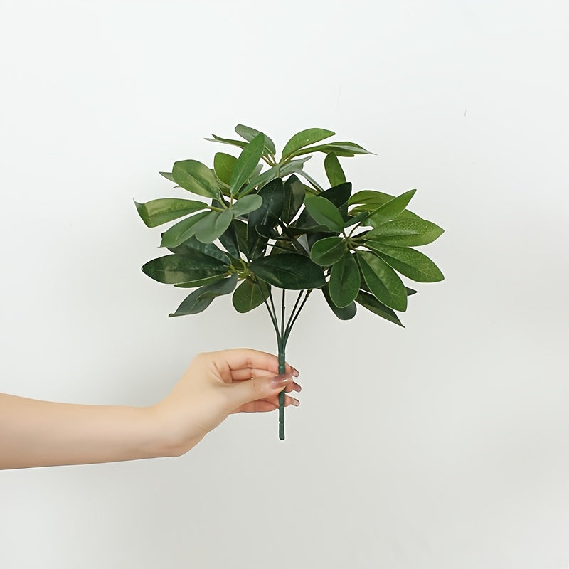 13in Lifelike Artificial Plant | Durable Fake Leaves & Stem Decor