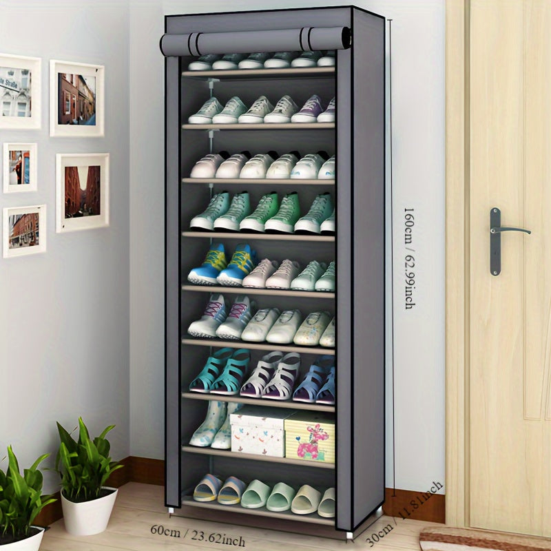 Simple Assembly Shoe Cabinet – Multi-Layer Dustproof Storage Rack