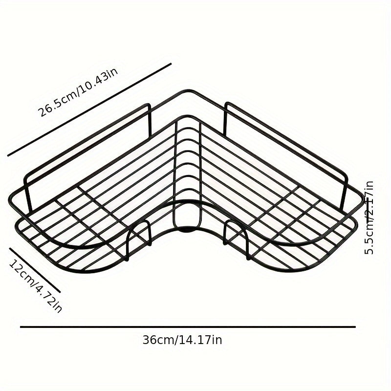 Corner Shower Shelves – Bathroom Storage Rack & Wall-Mounted