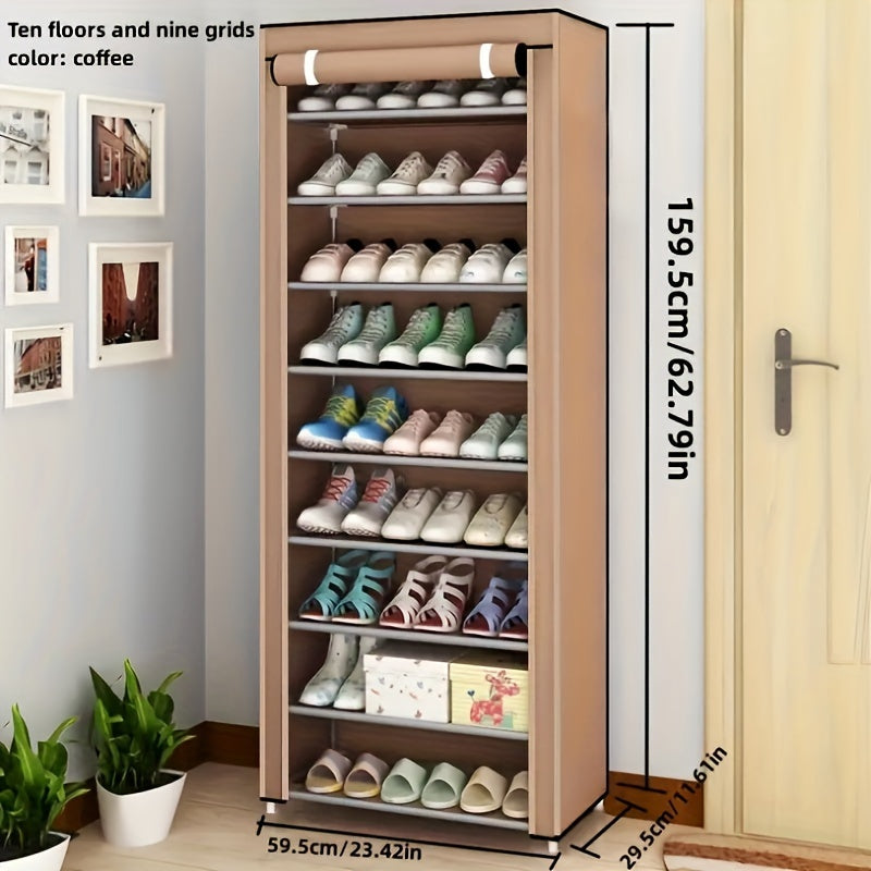 Simple Assembly Shoe Cabinet – Multi-Layer Dustproof Storage Rack