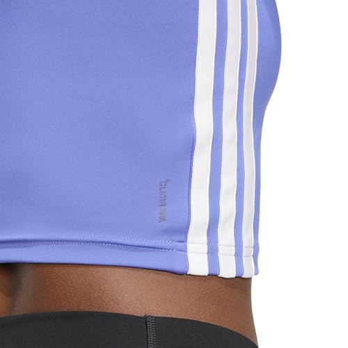 adidas Women's Train Essentials 3-Stripes Cropped Tank Top T-Shirt