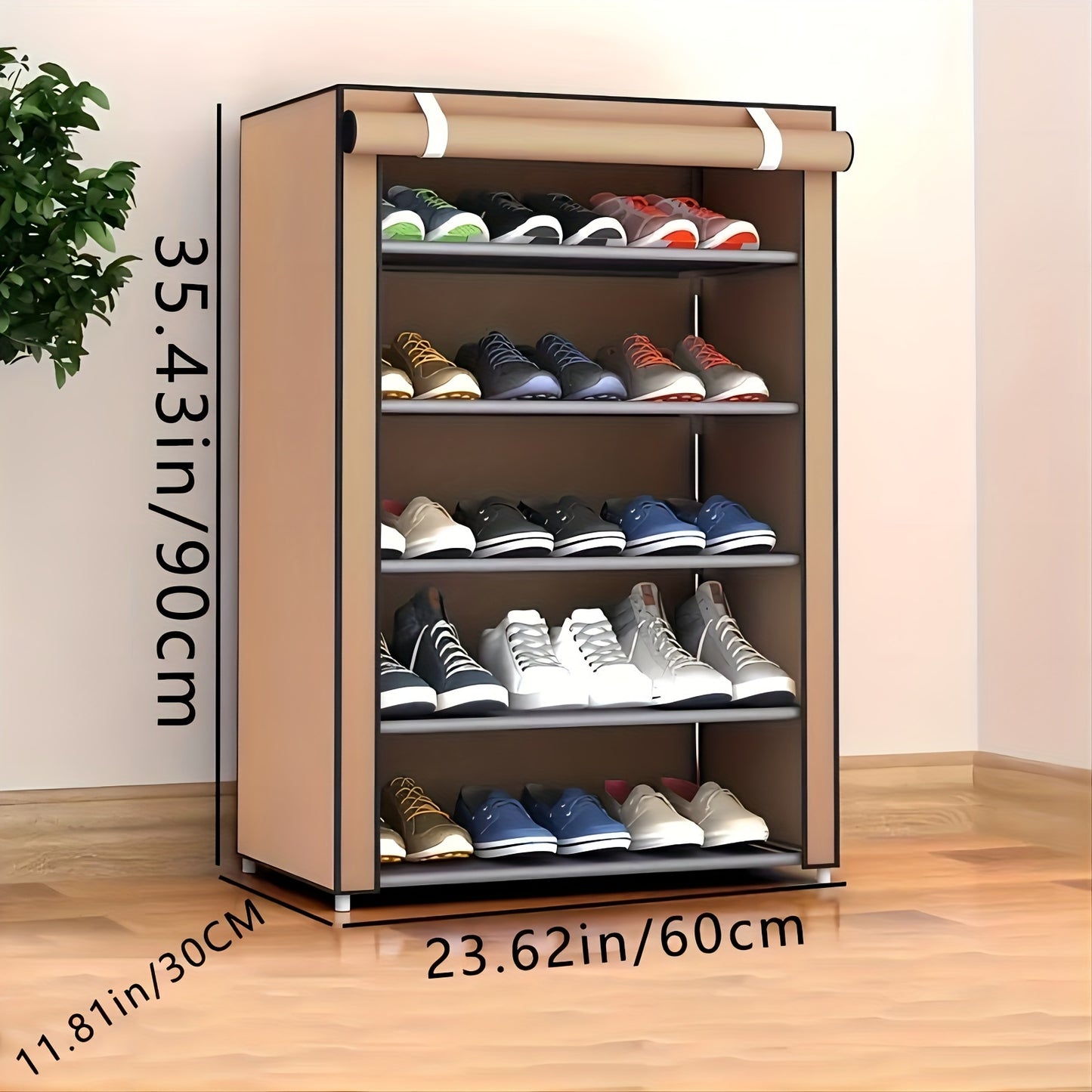 Simple Assembly Shoe Cabinet – Multi-Layer Dustproof Storage Rack