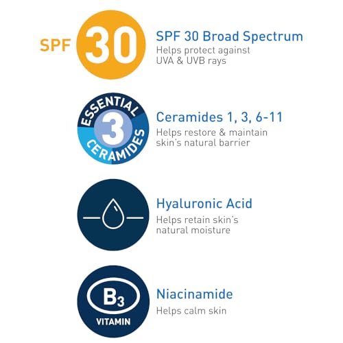 CeraVe AM Facial Moisturising Lotion Normal To Dry Skin 52ml With UV Protection And 3 Essential Ceramides