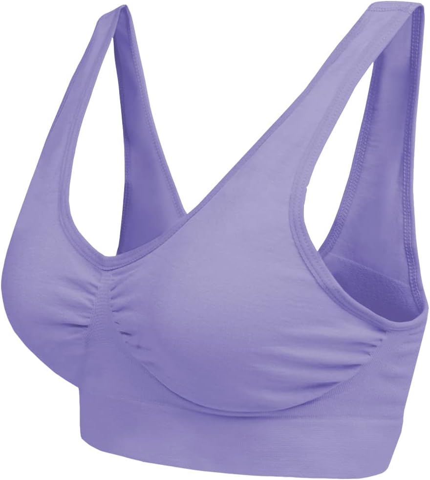 Blu Apparel Multipack Seamless Comfort Bras Sleep Bras Sizes 8-24 Not Padded Wireless