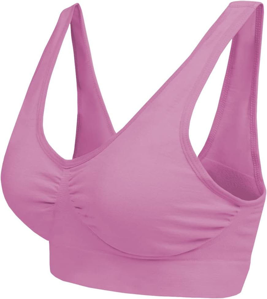 Blu Apparel Multipack Seamless Comfort Bras Sleep Bras Sizes 8-24 Not Padded Wireless