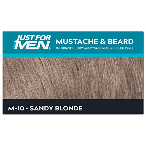 Just for men Moustache & Beard Dark Brown Dye, Eliminates Grey for a Thicker & Fuller Look � M45