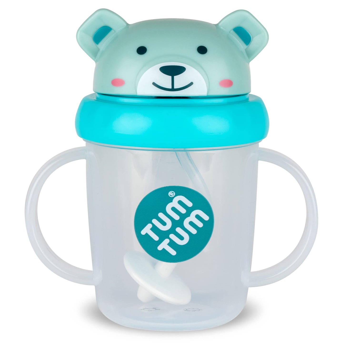 TUM TUM Tippy Up Free Flow Sippy Cup (No Valve), Sippy Cup for Toddlers, 200ml, BPA Free (Betsy Bear S3)
