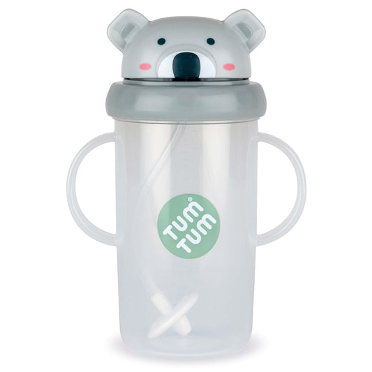 TUM TUM Tippy Up Free Flow Sippy Cup (No Valve), Sippy Cup for Toddlers, 200ml, BPA Free (Betsy Bear S3)