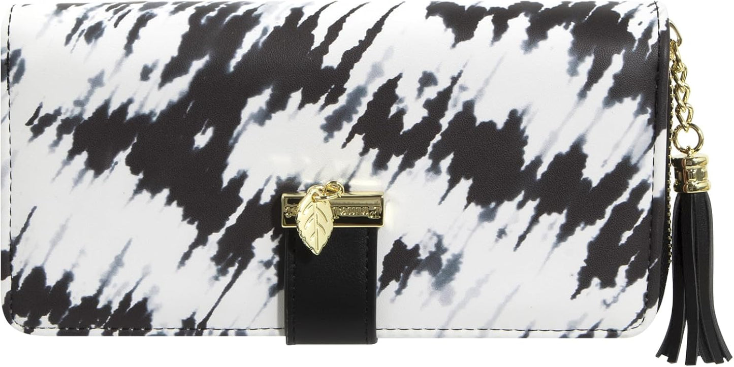 Pomelo Best Womens Wallet RFID Blocking Large Capacity Long Purse with Multiple Card Slots Zipper Phone Coin Pocket