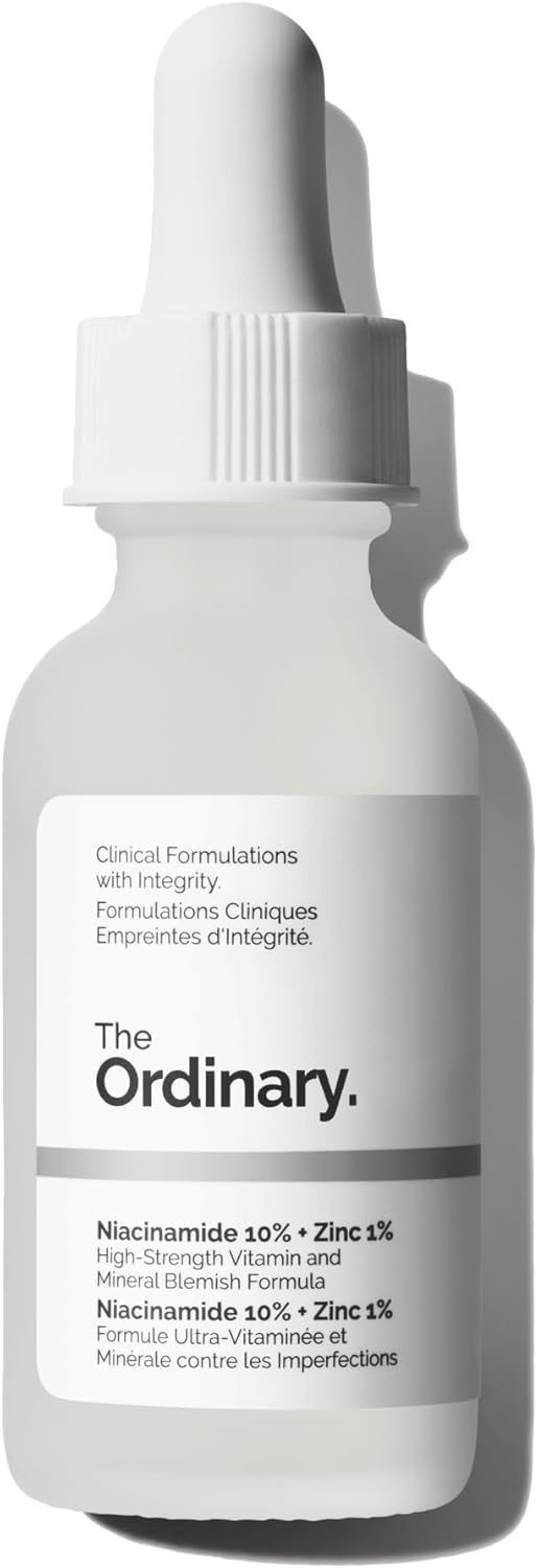 The Ordinary Niacinamide 10% + Zinc 1%, Brightening & Smoothing Serum for Blemish-Prone Skin, 30ml