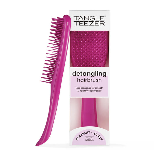 Tangle Teezer Ultimate Detangler Hairbrush - For Wet & Dry Hair - Detangling Brush for All Hair Types - Two-Tiered Teeth Reduce Breakage & Eliminate Knots - Millennial Pink