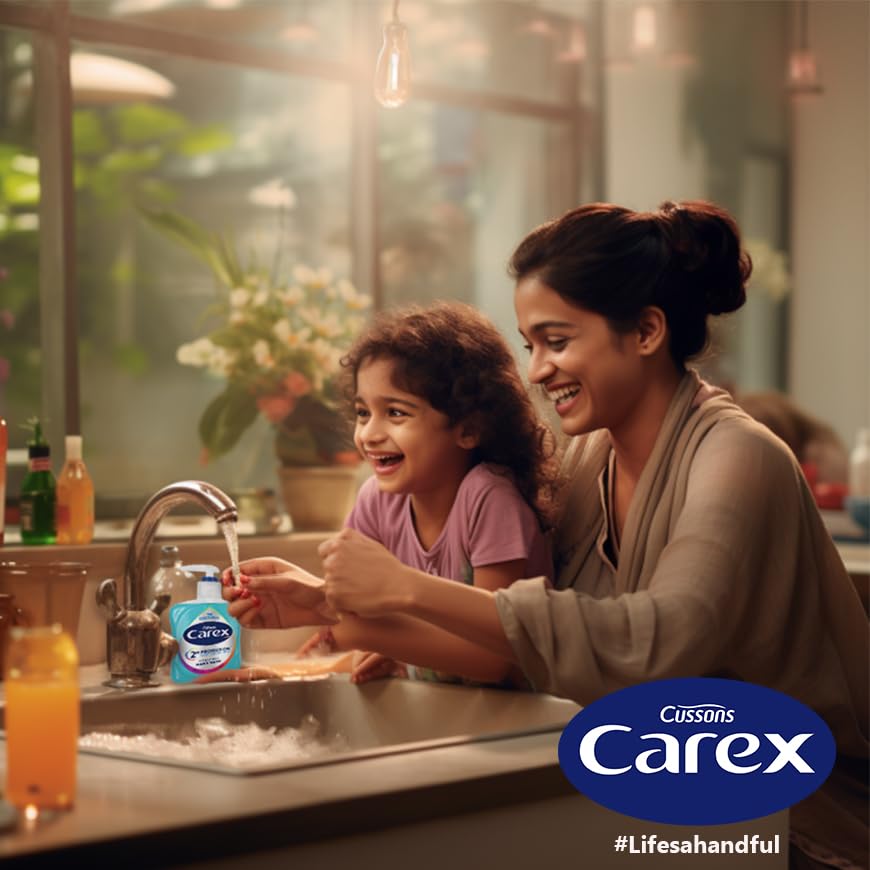 Carex Original Antibacterial Hand Wash, Clean & Protect Hands, Bulk Buy, Pack of 6 x 250 ml (Packaging may vary)