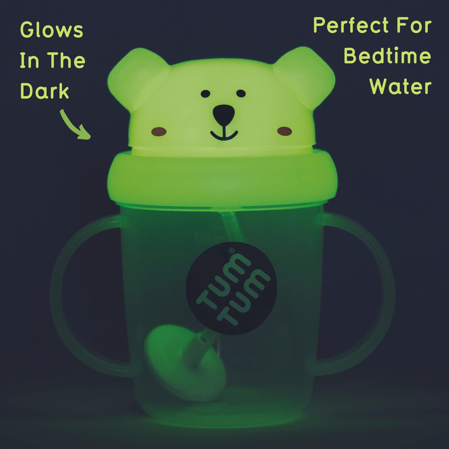 TUM TUM Tippy Up Free Flow Sippy Cup (No Valve), Sippy Cup for Toddlers, 200ml, BPA Free (Betsy Bear S3)