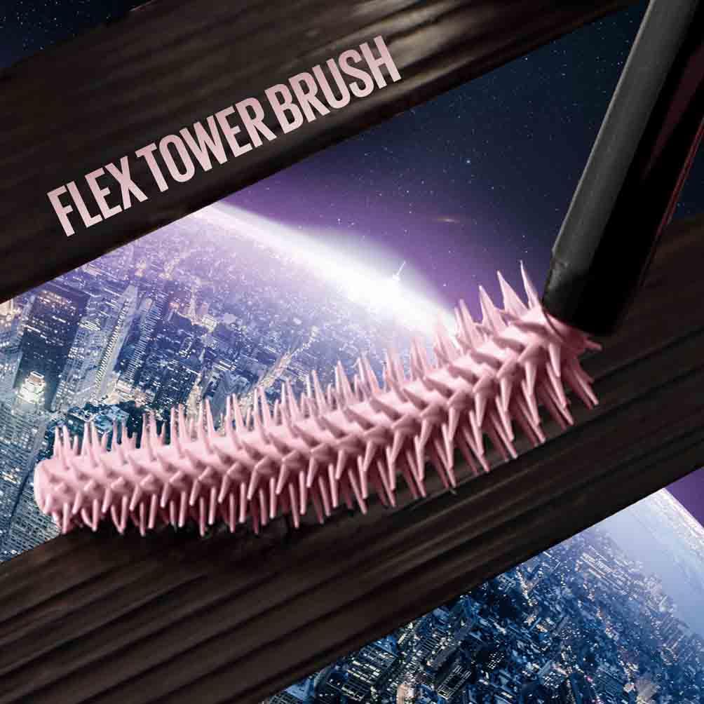 Maybelline New York Lash Sensational Sky High Mascara, Volumising & Lengthening Mascara, Washable Flake-Free Formula Infused with Bamboo Extract & Fibres, 7.2 ml, Shade: 01, Very Black