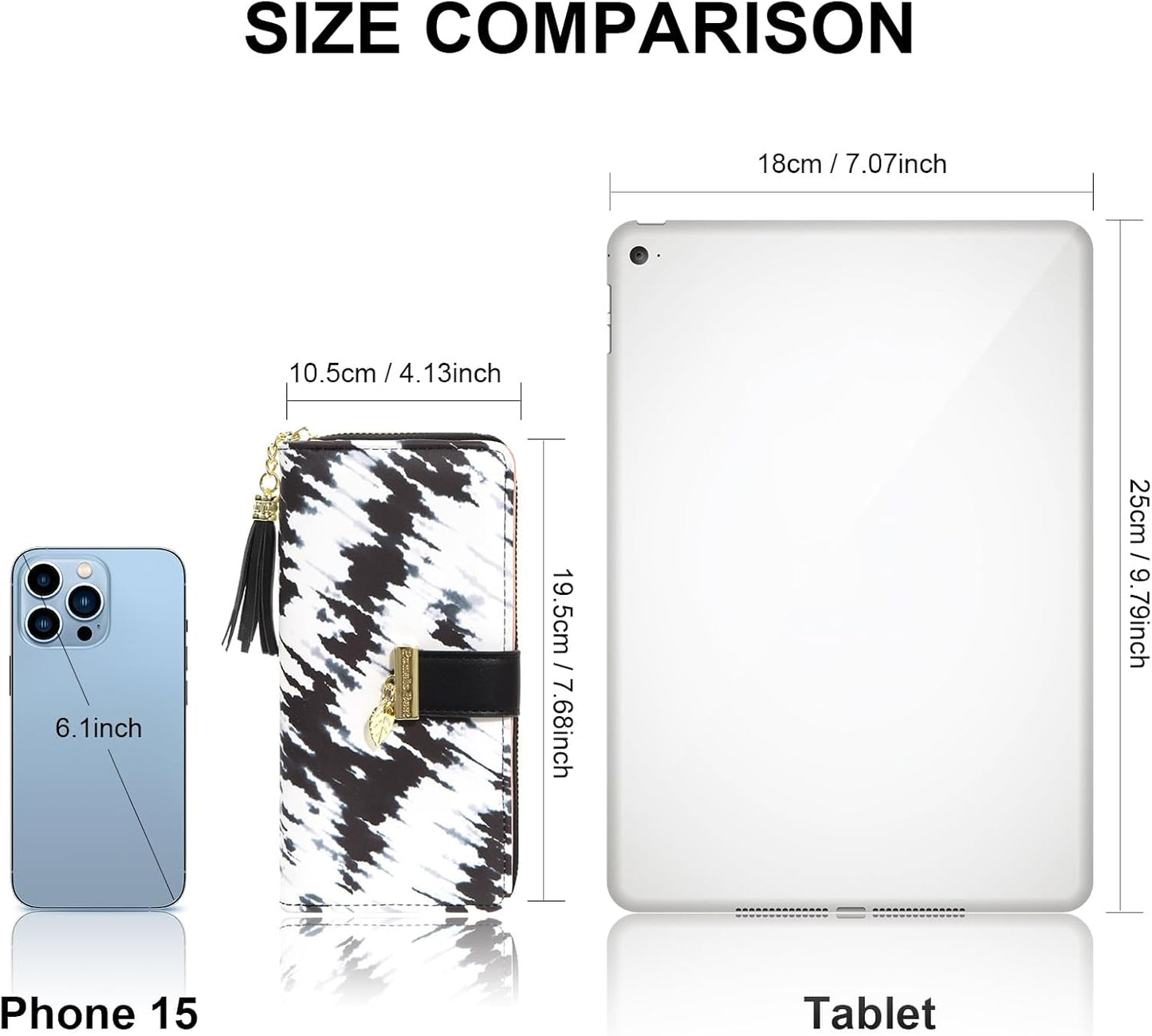 Pomelo Best Womens Wallet RFID Blocking Large Capacity Long Purse with Multiple Card Slots Zipper Phone Coin Pocket