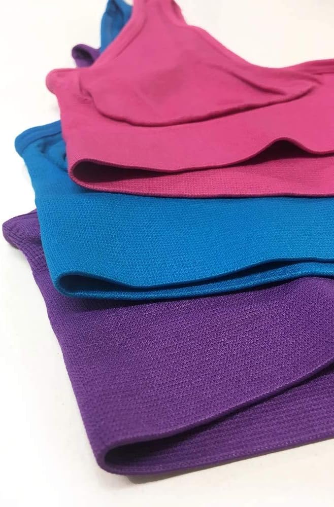 Blu Apparel Multipack Seamless Comfort Bras Sleep Bras Sizes 8-24 Not Padded Wireless