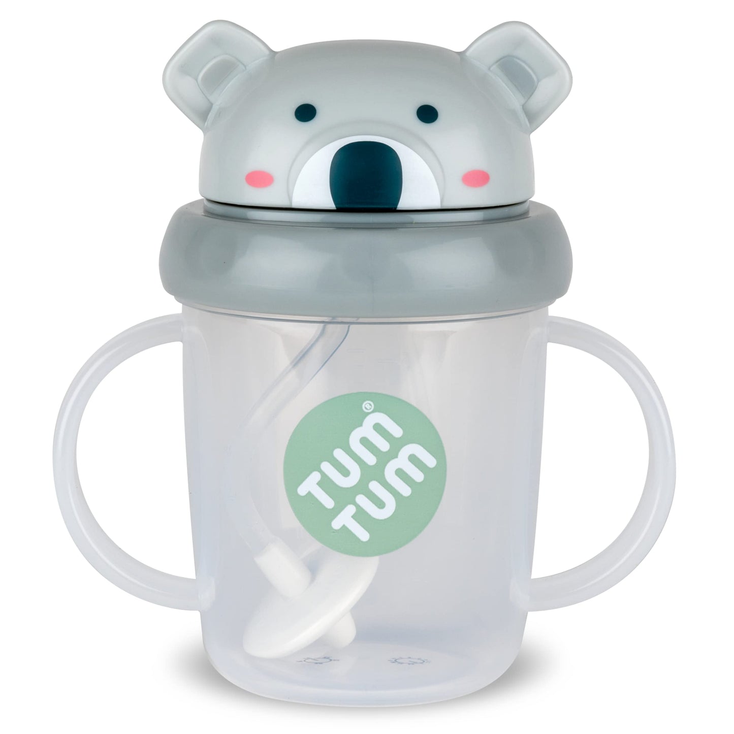 TUM TUM Tippy Up Free Flow Sippy Cup (No Valve), Sippy Cup for Toddlers, 200ml, BPA Free (Betsy Bear S3)