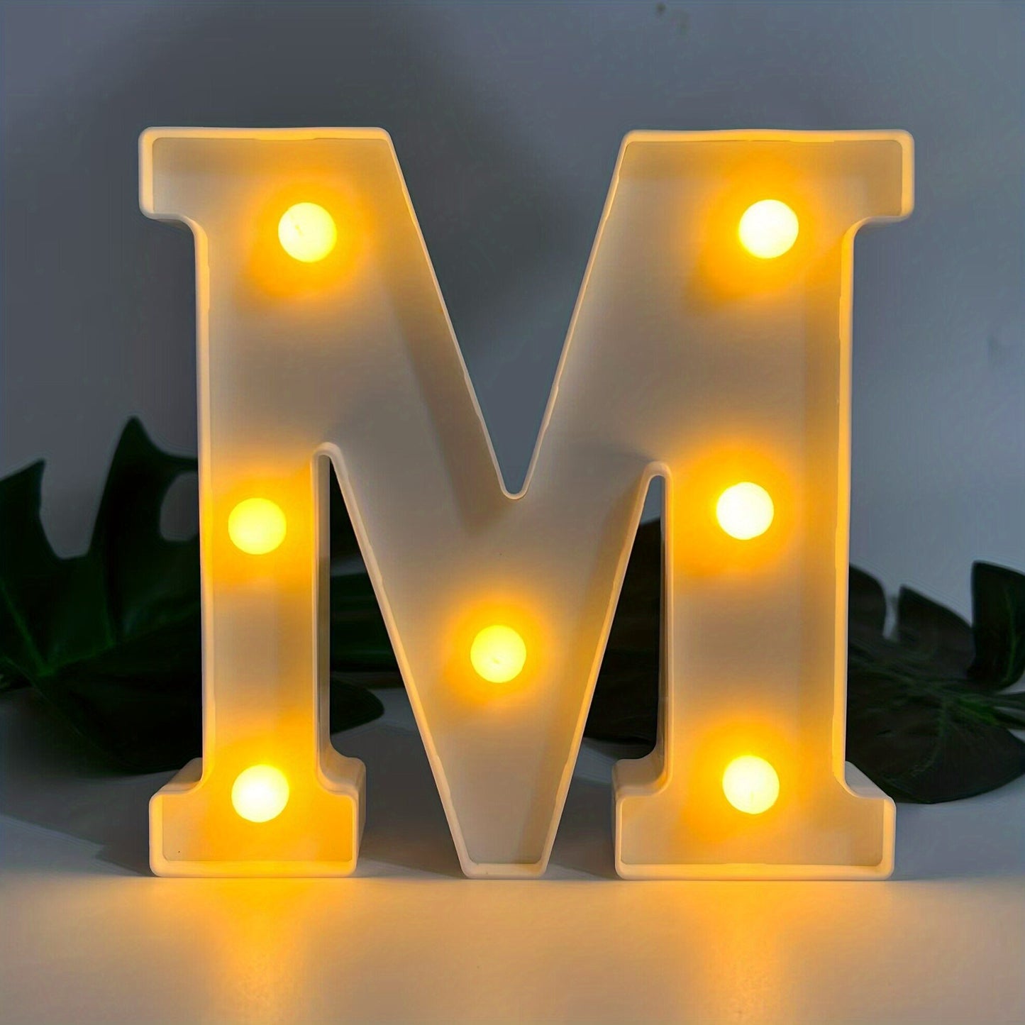 Alphabet LED Letter & Number Lights | Battery-Powered Night Lamp